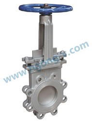 DIN/API LUG stainless steel industrial knife gate valve